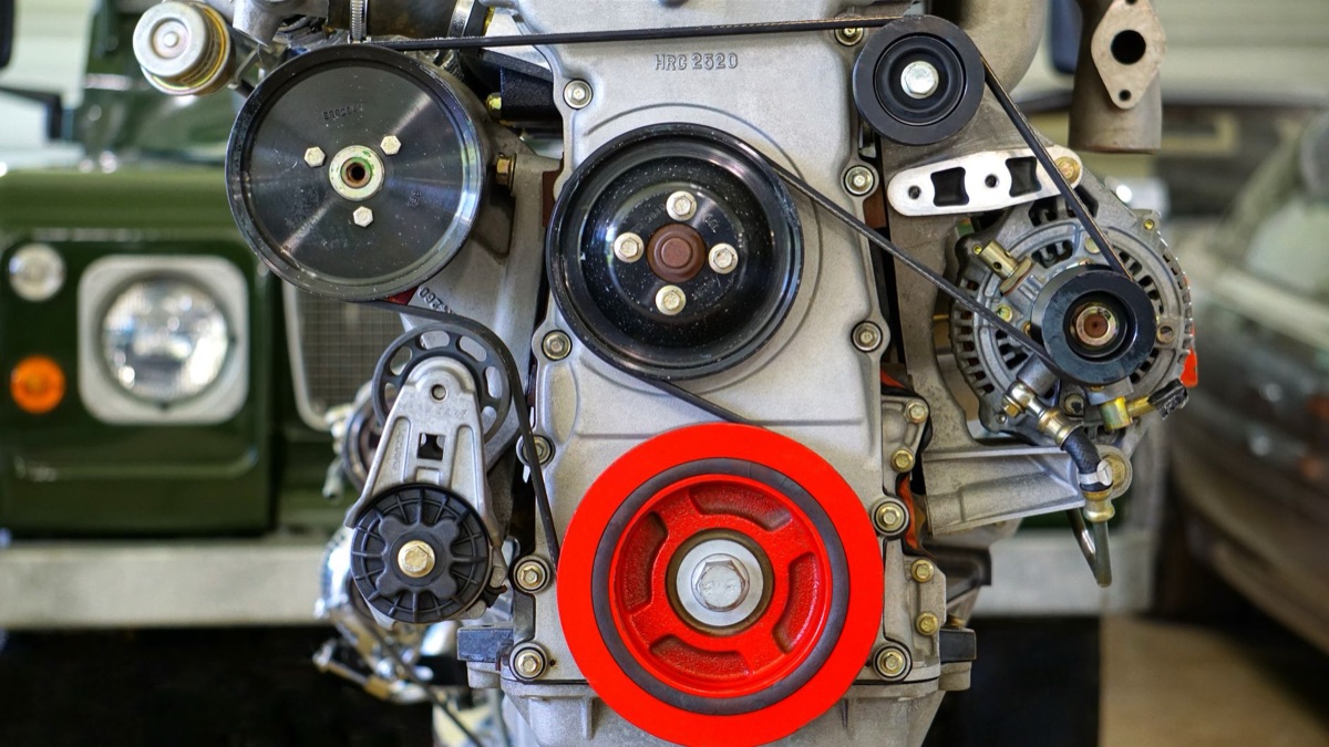 Detailaufnahme eines effizienten bürstenlosen Motors.