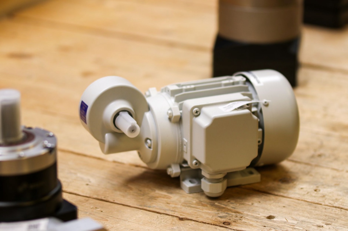 Detailed view of a high-performance brushless electric motor