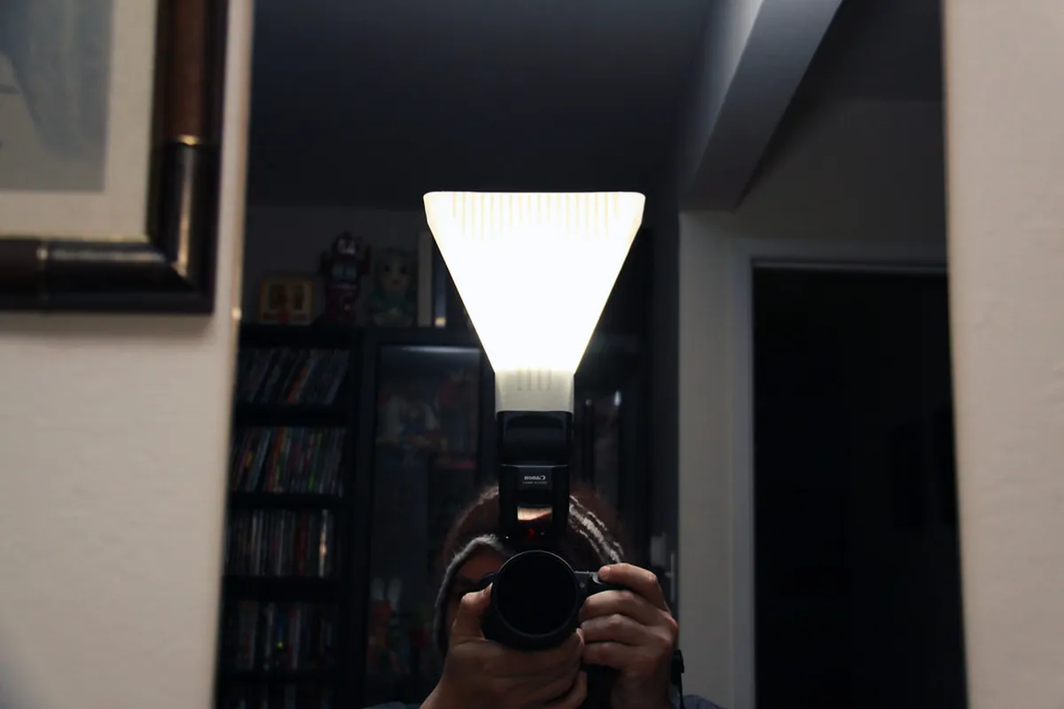 DIY open-top flash diffuser, california, diffuser, diy, flash, gutter, lightcloud