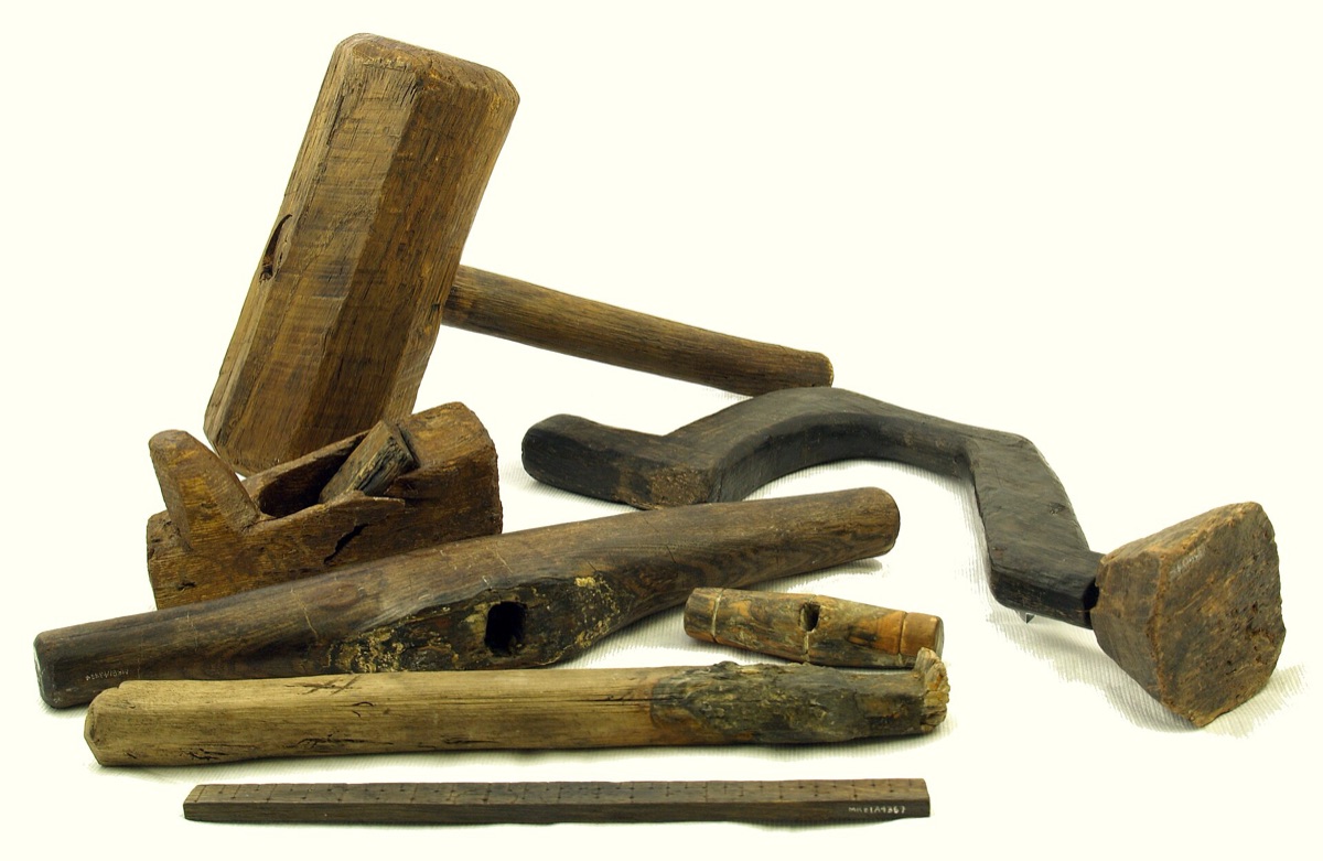 conjunto de ferramentas manuais para marcenaria