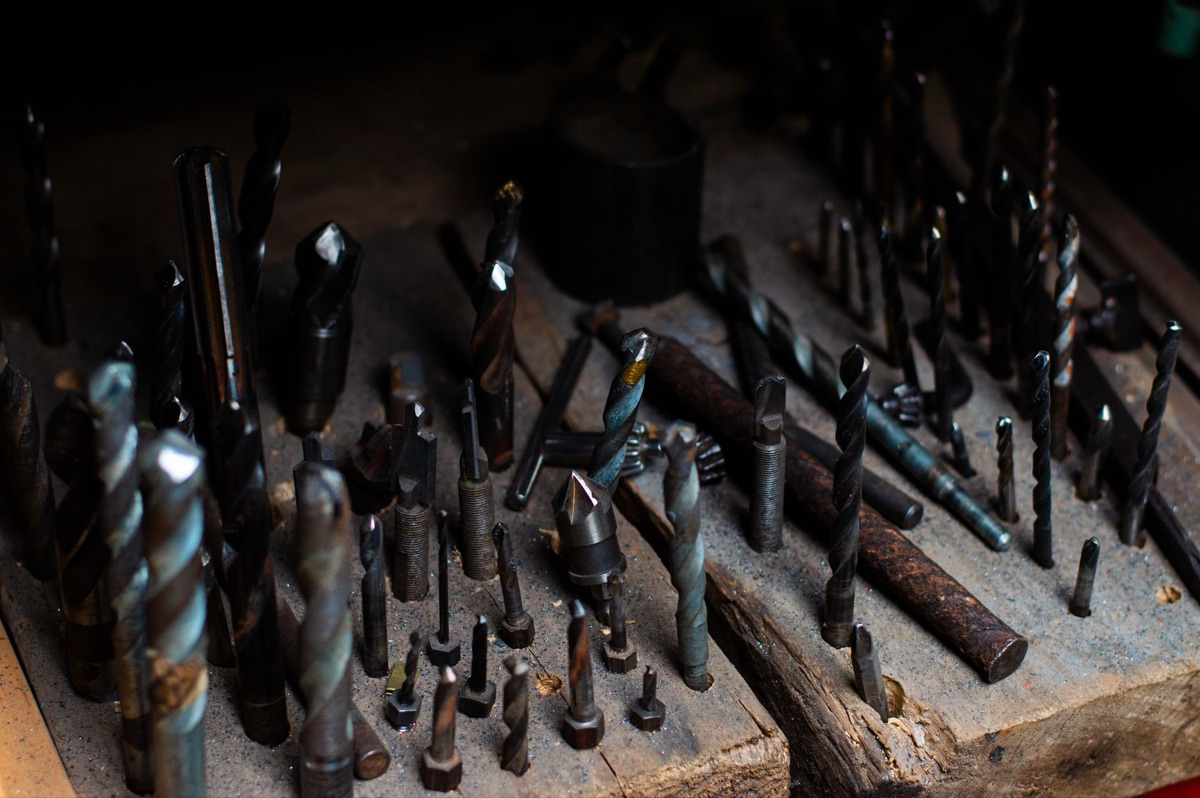 DeWalt drill set in gebruik